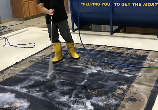 Rug Washing by Hand